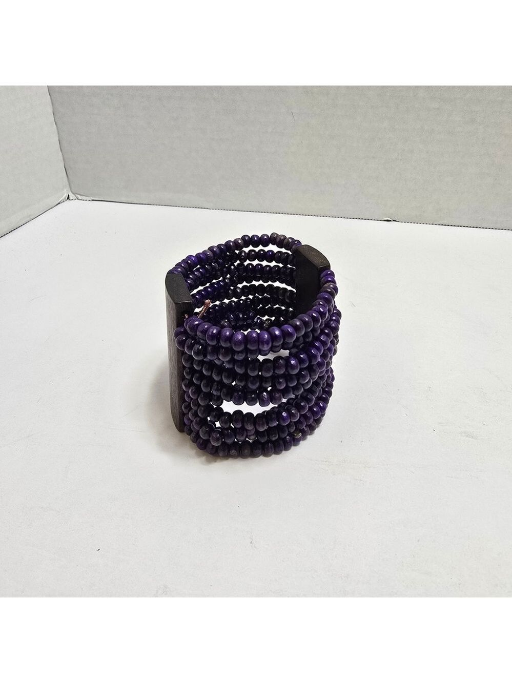 Elegant Purple Beaded Bracelet